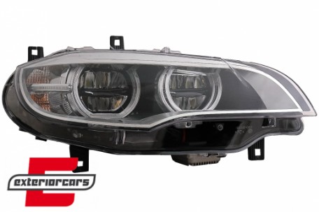 LED prednji farovi 3D Angel Eyes Xenon (chrome) / BMW X6 E71 (2008-2012), HLBME71LED