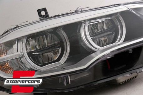 LED prednji farovi 3D Angel Eyes Xenon (chrome) / BMW X6 E71 (2008-2012), HLBME71LED