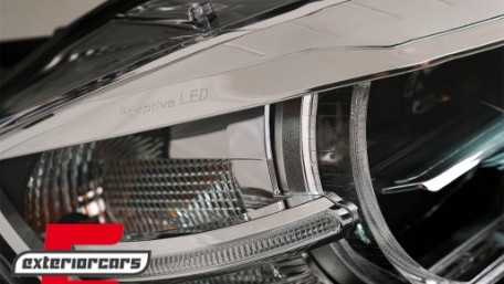 LED prednji farovi 3D Angel Eyes Xenon (chrome) / BMW X6 E71 (2008-2012), HLBME71LED