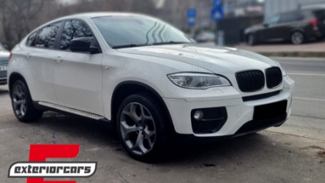 LED prednji farovi 3D Angel Eyes Xenon (chrome) / BMW X6 E71 (2008-2012), HLBME71LED