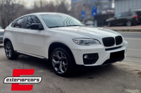 LED prednji farovi 3D Angel Eyes Xenon (chrome) / BMW X6 E71 (2008-2012), HLBME71LED