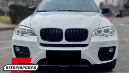LED prednji farovi 3D Angel Eyes Xenon (chrome) / BMW X6 E71 (2008-2012), HLBME71LED