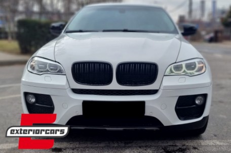 LED prednji farovi 3D Angel Eyes Xenon (chrome) / BMW X6 E71 (2008-2012), HLBME71LED