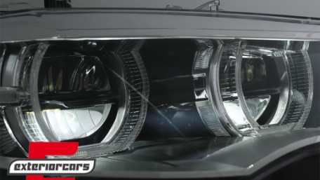 LED prednji farovi 3D Angel Eyes Xenon (chrome) / BMW X6 E71 (2008-2012), HLBME71LED