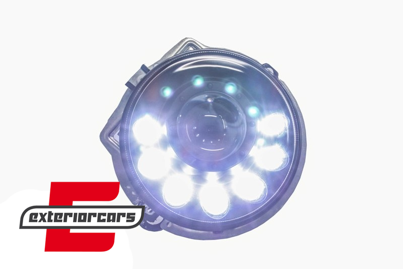 LED prednji farovi Bi-Xenon dizajn (crna) / Mercedes G-klasa W463 (1989-2012), HLMBW463MS