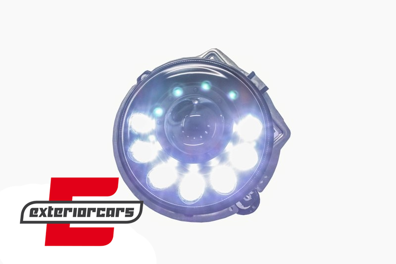LED prednji farovi Bi-Xenon dizajn (crna) / Mercedes G-klasa W463 (1989-2012), HLMBW463MS
