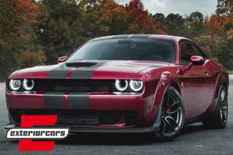 LED prednji farovi (crna) / Dodge Challenger (2015-2023), HLDOGCHA3F