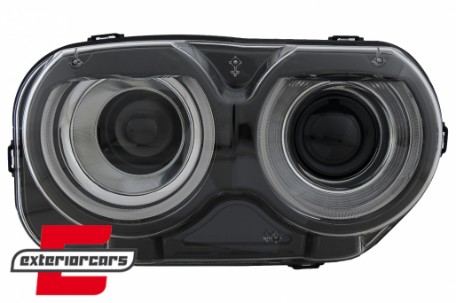 LED prednji farovi (crna) / Dodge Challenger (2015-2023), HLDOGCHA3F