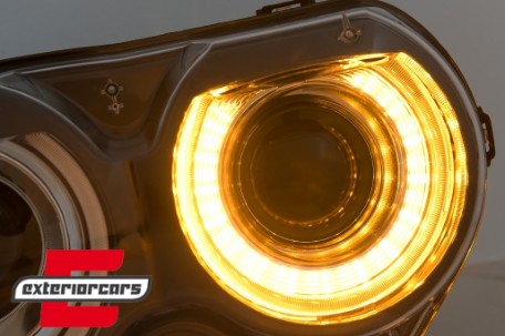 LED prednji farovi (crna) / Dodge Challenger (2015-2023), HLDOGCHA3F