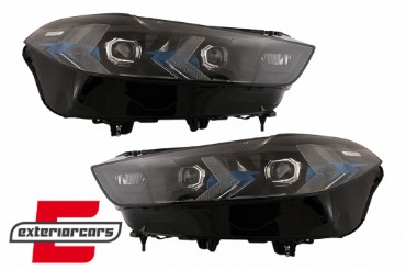 LED prednji farovi za nadogradnju s Lasera na 2024 LCI dizajn / BMW X5 G05 X6 G06 (2019-2022), HLBMG05NL