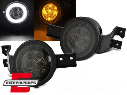LED prednji žmigavci s pozicijskim svjetlom (smoke) / MINI COOPER R50 R53 R52 (2001-2006), KPMC02