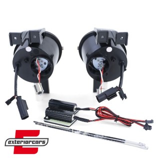 LED prednji žmigavci s pozicijskim svjetlom (smoke) / MINI COOPER R50 R53 R52 (2001-2006), KPMC02