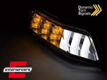 LED prednji žmigavci SEQ sa pozicijskim svjetlom (smoke) / Ford Mustang Mk6 VI (2015-2017), KPFO05