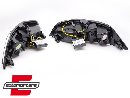LED prednji žmigavci SEQ sa pozicijskim svjetlom (smoke) / Ford Mustang Mk6 VI (2015-2017), KPFO05
