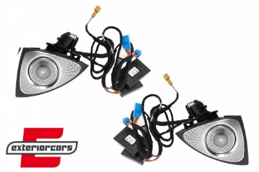 LED rotirajući visokotonci na prednjim vratima 64 boje / Mercedes S-klasa W222 (2013-2020), TWT64CW222