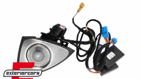 LED rotirajući visokotonci na prednjim vratima 64 boje / Mercedes S-klasa W222 (2013-2020), TWT64CW222