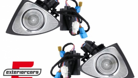 LED rotirajući visokotonci na prednjim vratima 7 boja / Mercedes S-klasa W222 (2013-2020), TWT7CW222