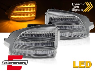 LED SEQ žmigavci u retrovizoru (bijela) / Volvo XC70 (2008-2016) XC90 Facelift (2007-2014), KBVO08