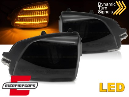 LED SEQ žmigavci u retrovizoru (smoke) / Volvo XC70 (2008-2016) XC90 Facelift (2007-2014), KBVO09