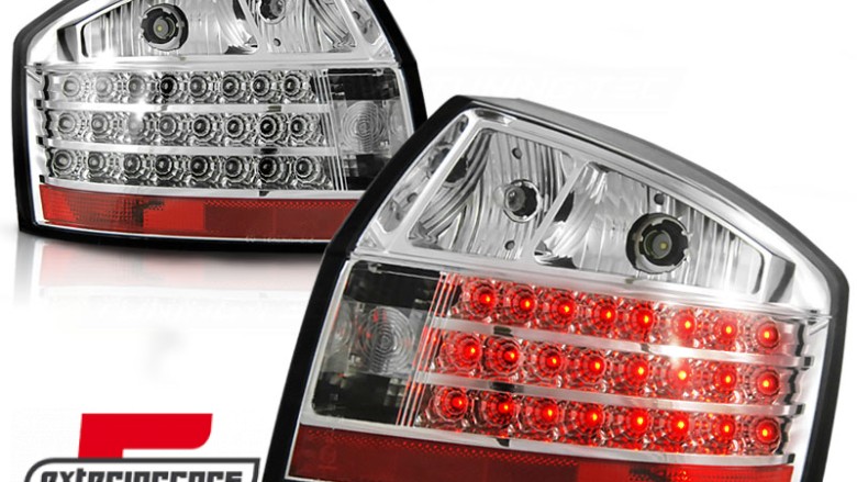 LED stražnja svjetla (chrome) / Audi A4 B6 (2000-2004) limuzina, LDAU26