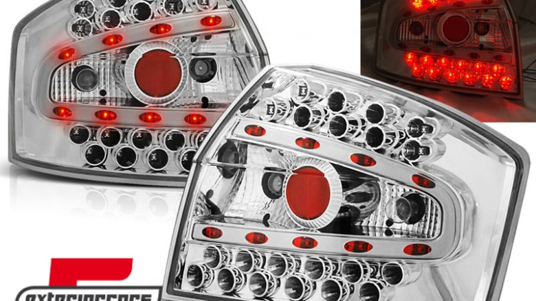 LED stražnja svjetla (chrome) / Audi A4 B6 (2000-2004) limuzina, LDAU31