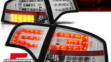 LED stražnja svjetla (chrome) / Audi A4 B7 (2004-2008) limuzina, LDAU69