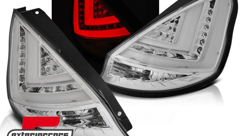 LED stražnja svjetla (chrome) / Ford Fiesta Mk7 (2008-2012) hatchback, LDFO44