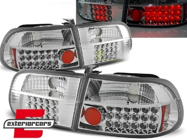 LED stražnja svjetla (chrome) / Honda Civic hatchback (1991-1995), LDHO03