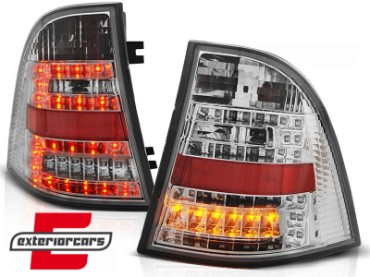LED stražnja svjetla (chrome) / Mercedes ML M-klasa (1998-2005), LDME23