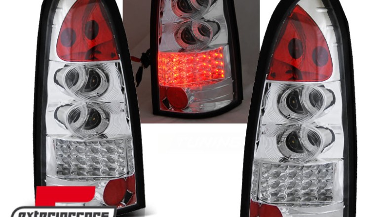 LED stražnja svjetla (chrome) / Opel Astra G (1997-2004) karavan, LDOP08