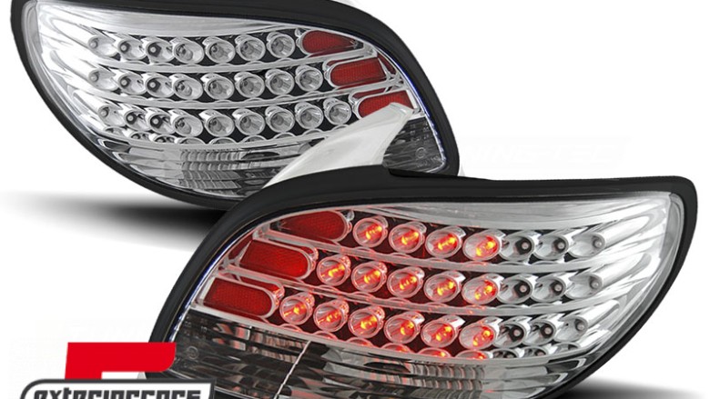 LED stražnja svjetla (chrome) / Peugeot 206 (10.1998-2009) hatchback 3V 5V, LDPE05