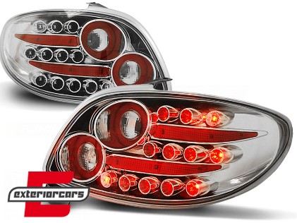 LED stražnja svjetla (chrome) / Peugeot 206 (10.1998-2009) hatchback 3V 5V, LDPE11