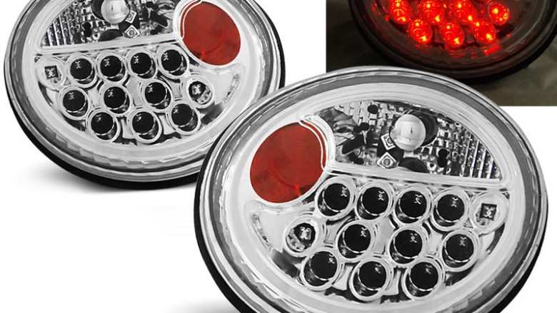LED stražnja svjetla (chrome) / Volkswagen New Beetle (10.1998-05.2005), LDVW38