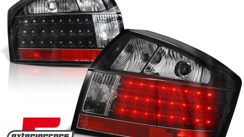 LED stražnja svjetla (crna) / Audi A4 B6 (2000-2004) limuzina, LDAU28