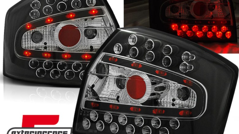 LED stražnja svjetla (crna) / Audi A4 B6 (2000-2004) limuzina, LDAU32