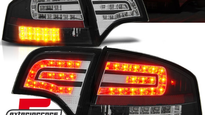 LED stražnja svjetla (crna) / Audi A4 B7 (2004-2008) limuzina, LDAU71