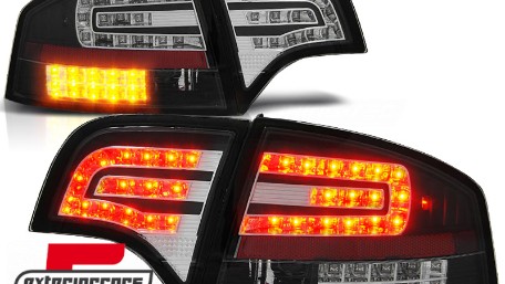 LED stražnja svjetla (crna) / Audi A4 B7 (2004-2008) limuzina, LDAU71