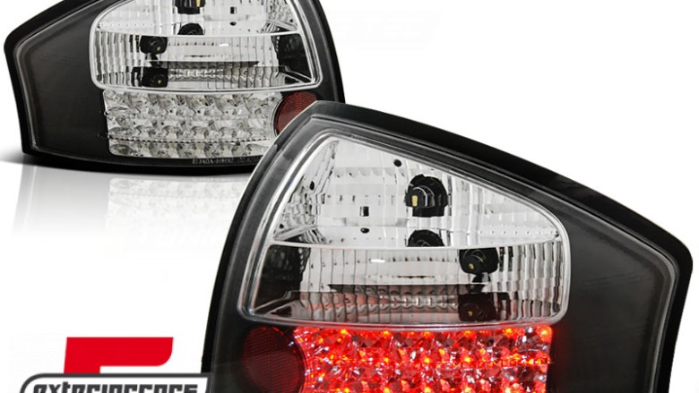 LED stražnja svjetla (crna) / Audi A6 C5 limuzina (1997-2004), LDAU10