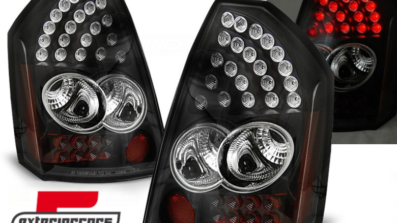 LED stražnja svjetla (crna) / Chrysler 300C limuzina (2005-2007), LDCH03