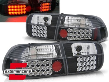 LED stražnja svjetla (crna) / Honda Civic hatchback (1991-1995), LDHO04