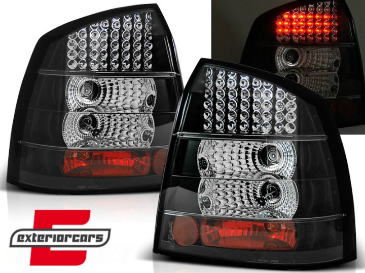 LED stražnja svjetla (crna) / Opel Astra G (1997-2004) hatchback 3V 5V, LDOP07