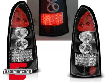 LED stražnja svjetla (crna) / Opel Astra G (1997-2004) karavan, LDOP10
