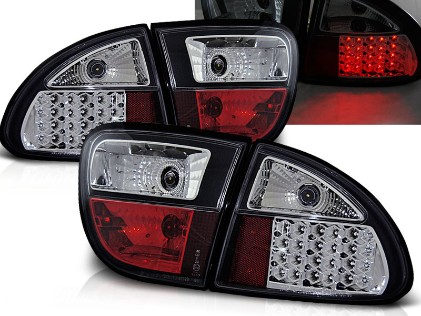 LED stražnja svjetla (crna) / Seat Leon (1999-2004), LDSE02