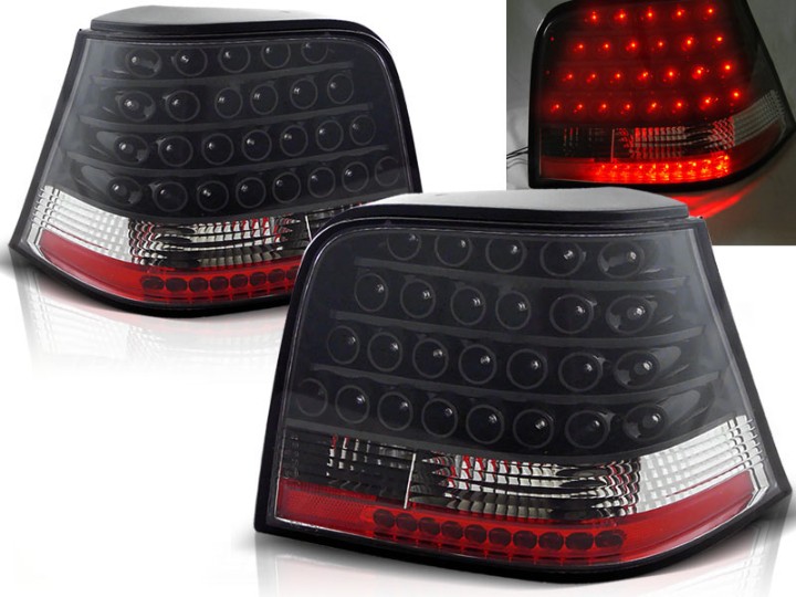 LED stražnja svjetla (crna) / Volkswagen Golf 4 (09.1997-09.2003), LDVW06