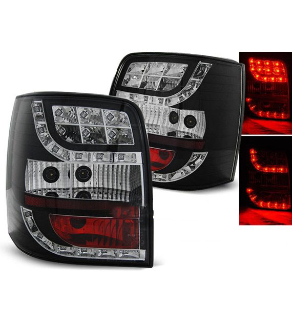 LED stražnja svjetla (crna) / Volkswagen Passat B5 3BG (2000-2004), LDVW82