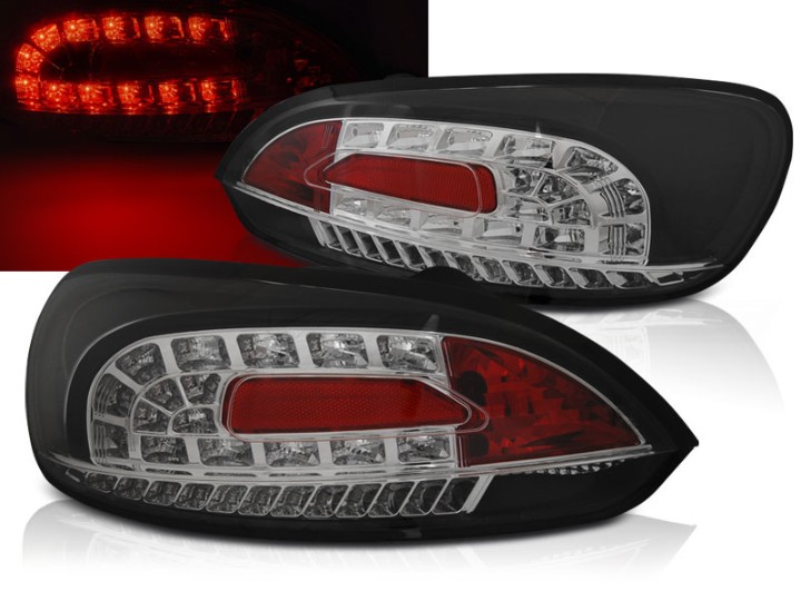 LED stražnja svjetla (crna) / Volkswagen Scirocco III (2008-04.2014), LDVWI4