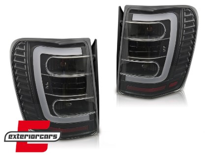 LED stražnja svjetla (crna/kristal) / Jeep Grand Cherokee (1999-05.2005), LDCH38