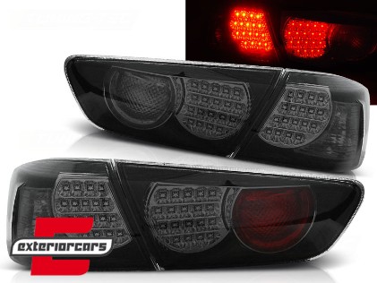 LED stražnja svjetla (crna/smoke) / Mitsubishi Lancer 8 limuzina (2007-2011), LDMI07