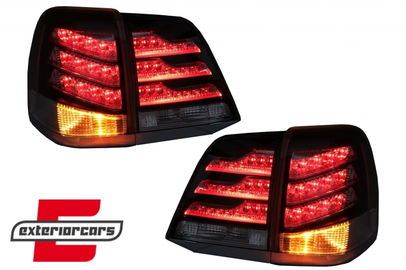 LED stražnja svjetla (crvena/bijela) / Toyota Land Cruiser FJ200 J200 (2008-2011), TLTOLC08FLEDB