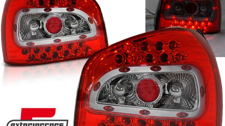 LED stražnja svjetla (crvena/kristal) / Audi A3 (1996-08.2000) Hatchback 3V 5V, LDAU18